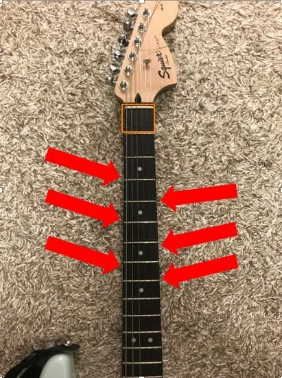 1st fret deals on guitar