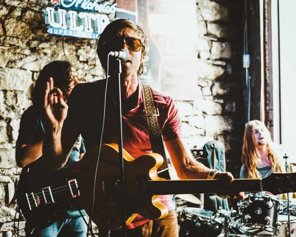Band playing gig Photo by Dane Deaner on Unsplash