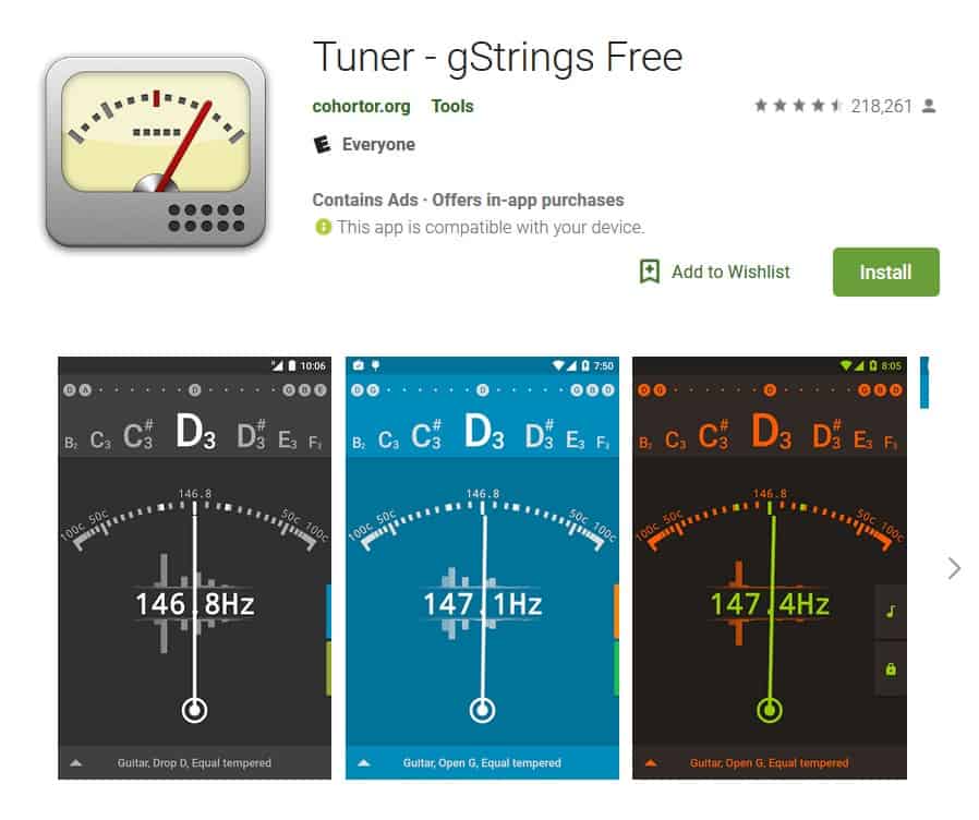 guitar tuner app reviews