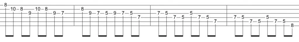 Guitar Speed Building Exercise 7