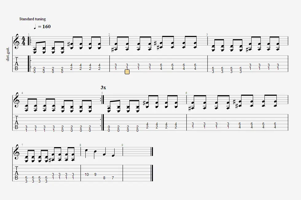 19 super simple riff