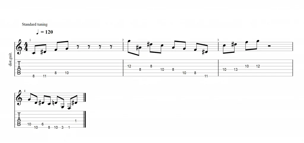 9 pentatonic pattern 3