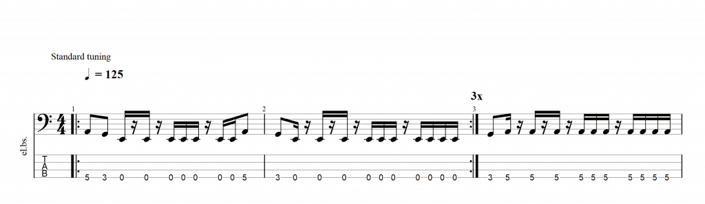 17 du hast main riff