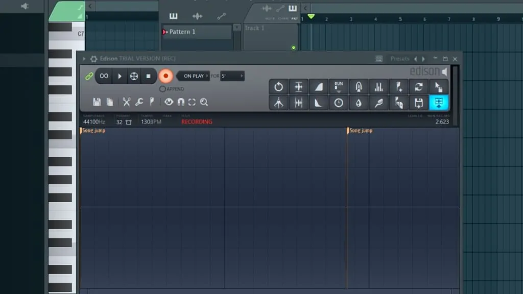 21 Fl Studio 20 edison audio recorder