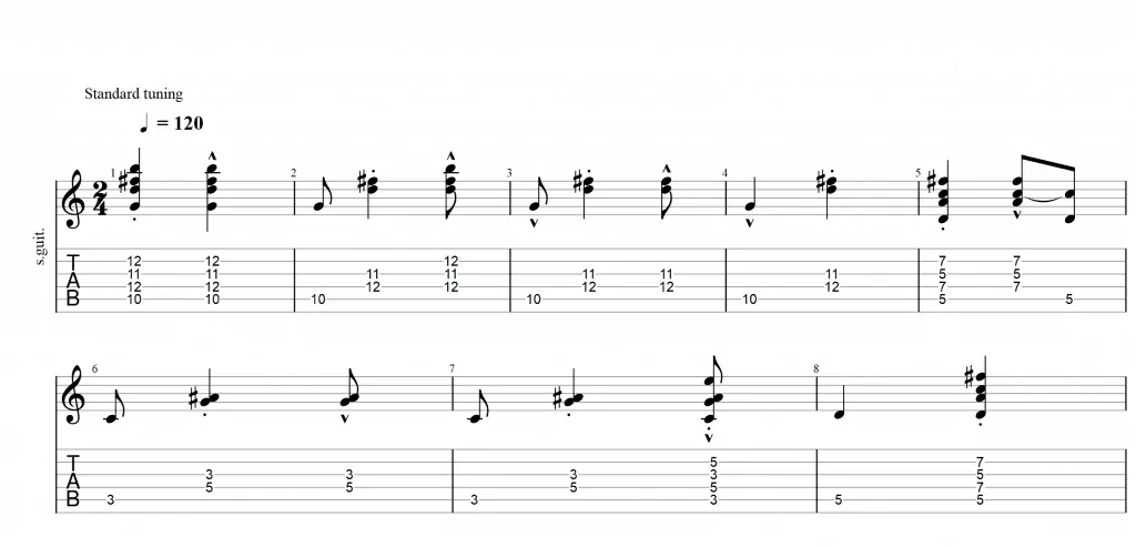 31 bossa nova chord progression 2