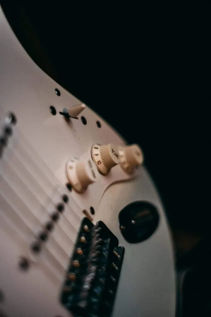 White Strat Electronic Controls