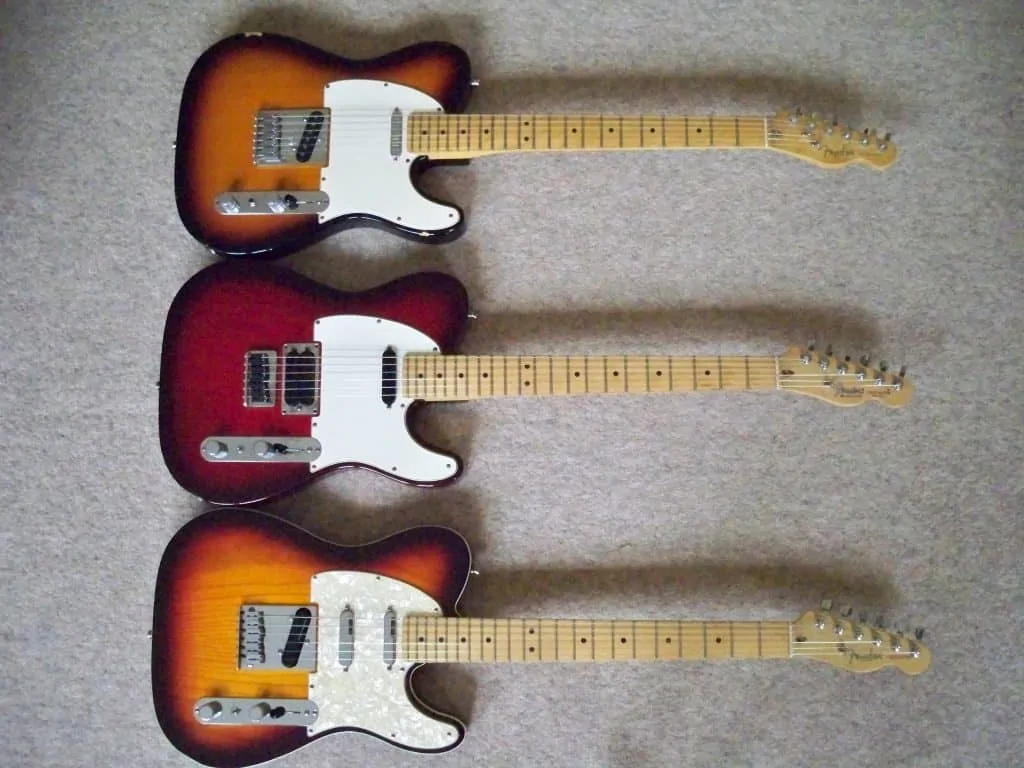 3 vintage tele