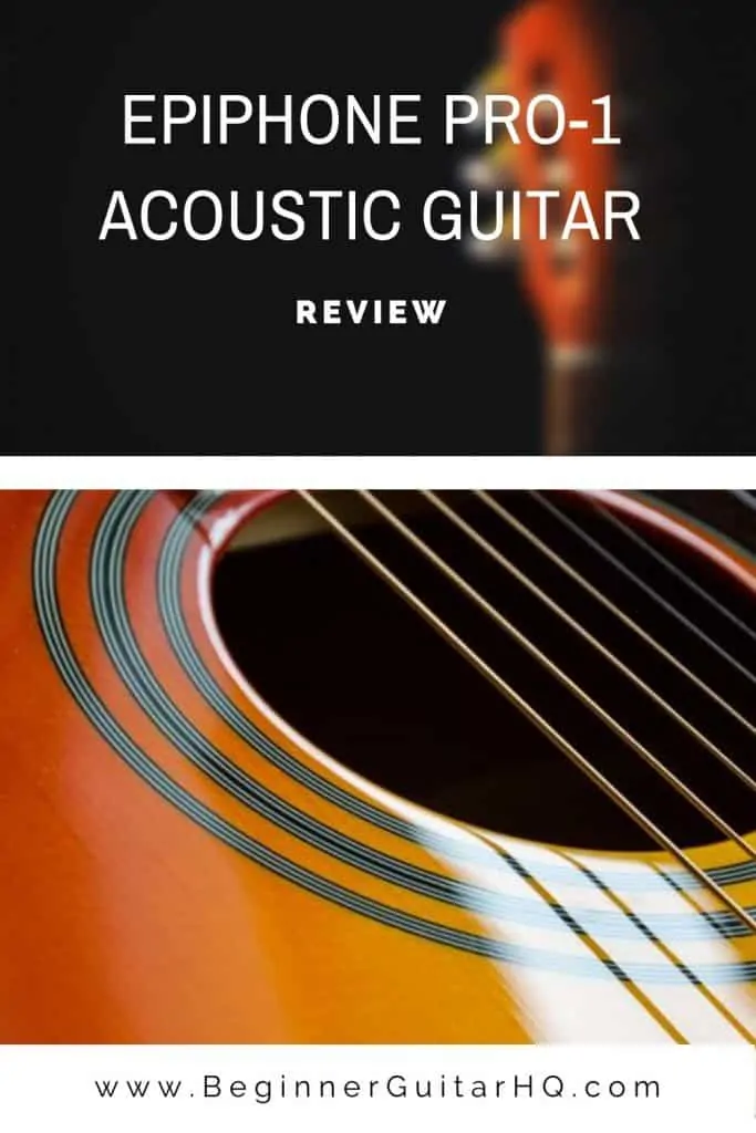 0 epiphone pro 1 beginner acoustic guitar review