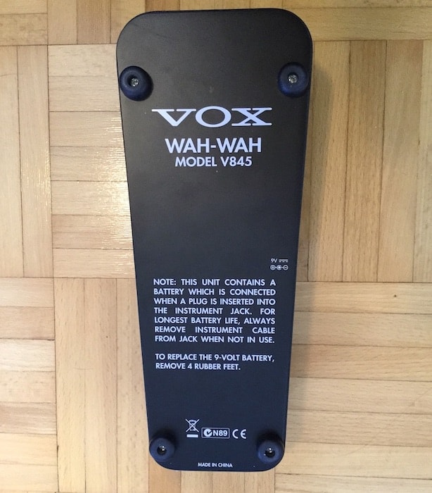 Vox V845 bottom plate