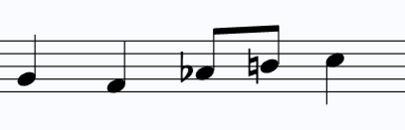 leading note in melody