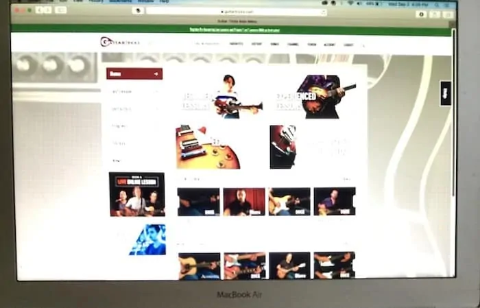 Guitar Tricks home page