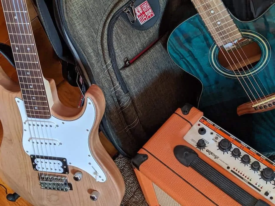 Guitars and amp