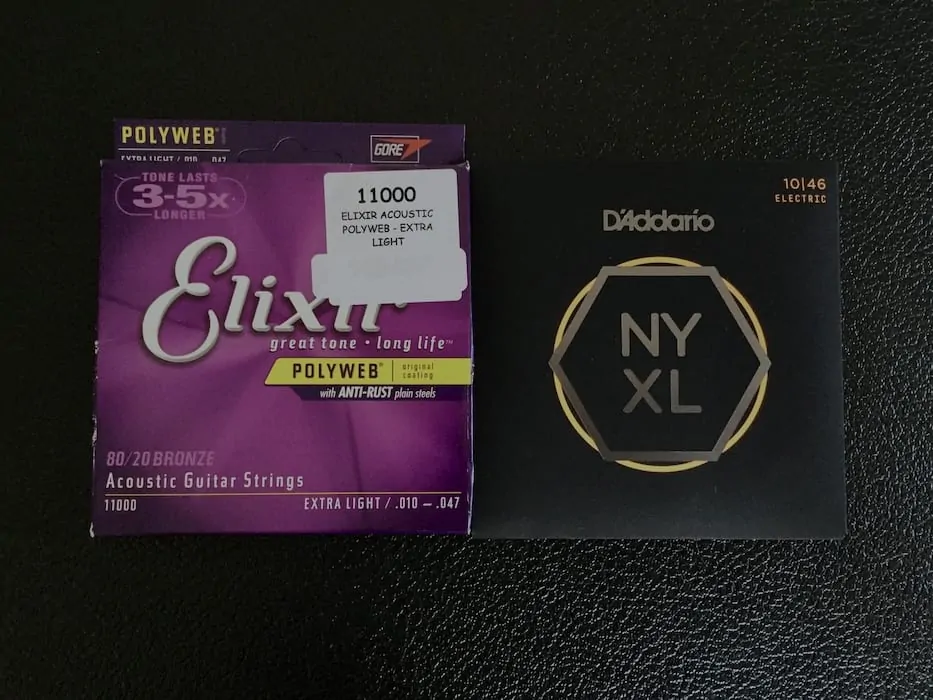 Elixir and DAddario strings