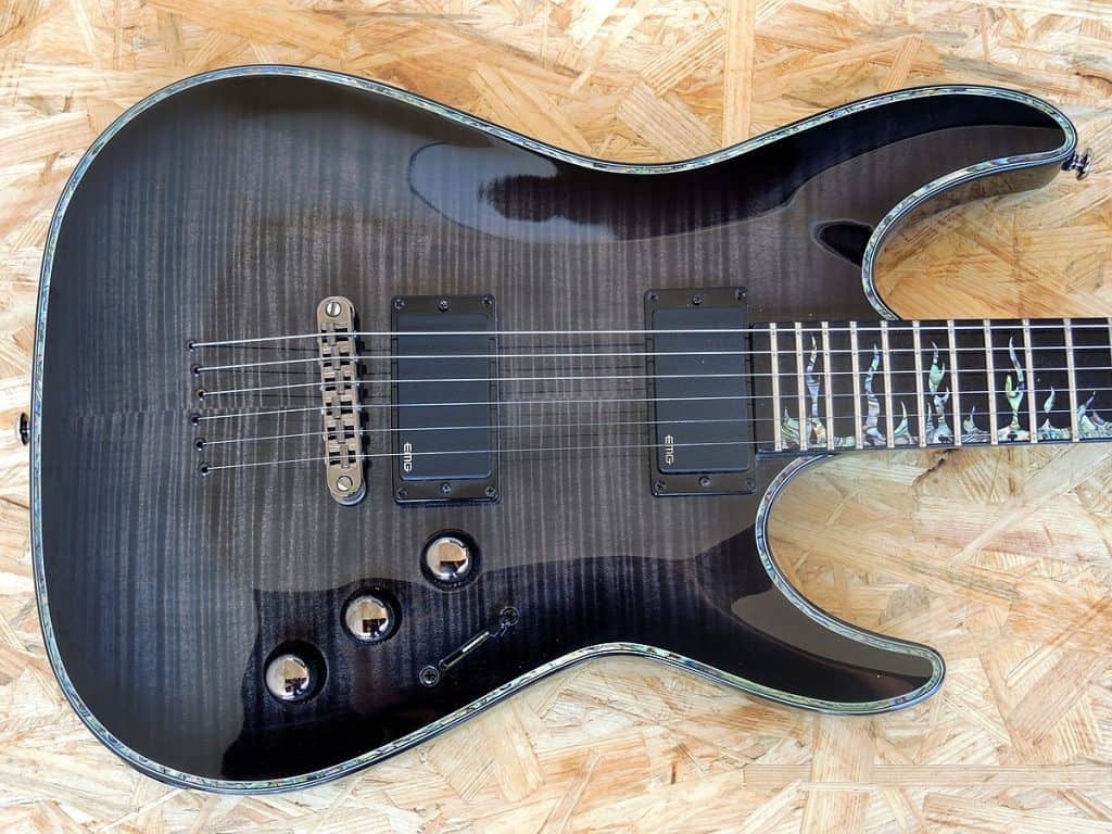 Schecter Hellraiser C-1 Metal Electric Guitar Review | Beginner