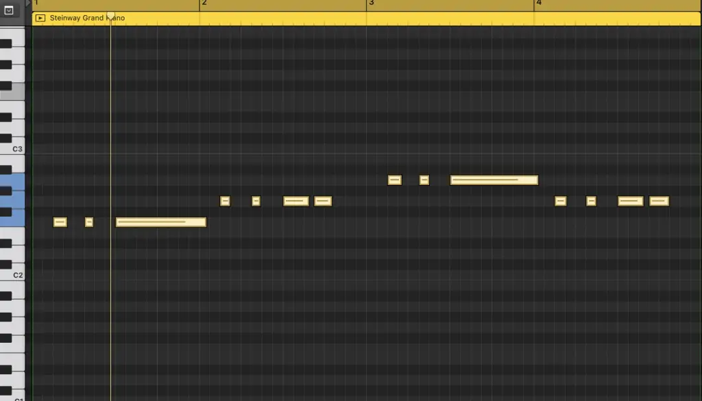 20. Bassline octave lower