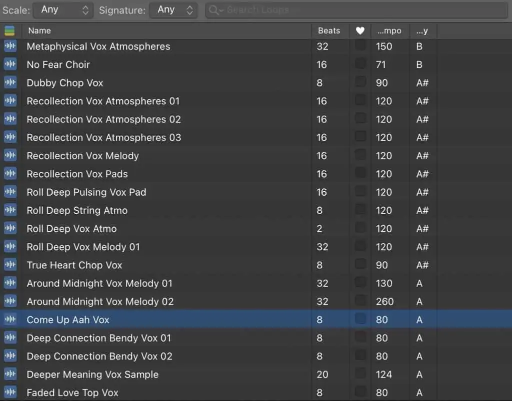 23. vox apple loops