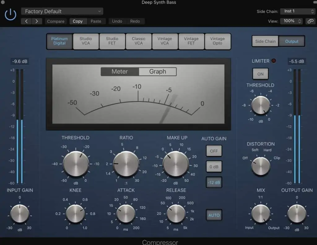 51. side chain gain reduction