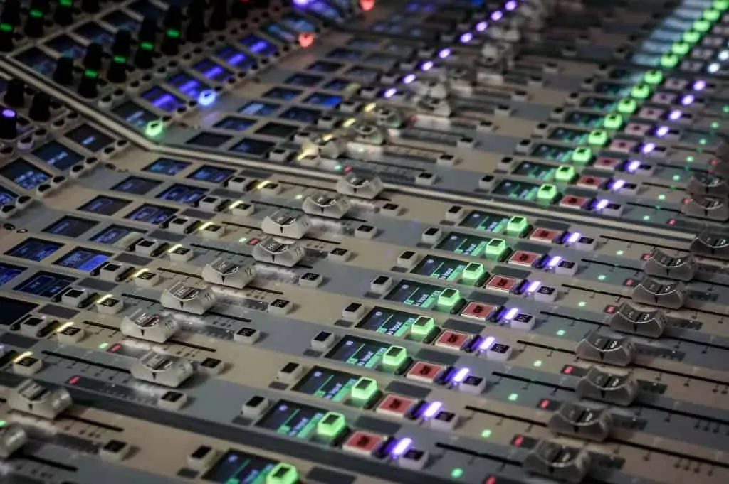 mixing desk