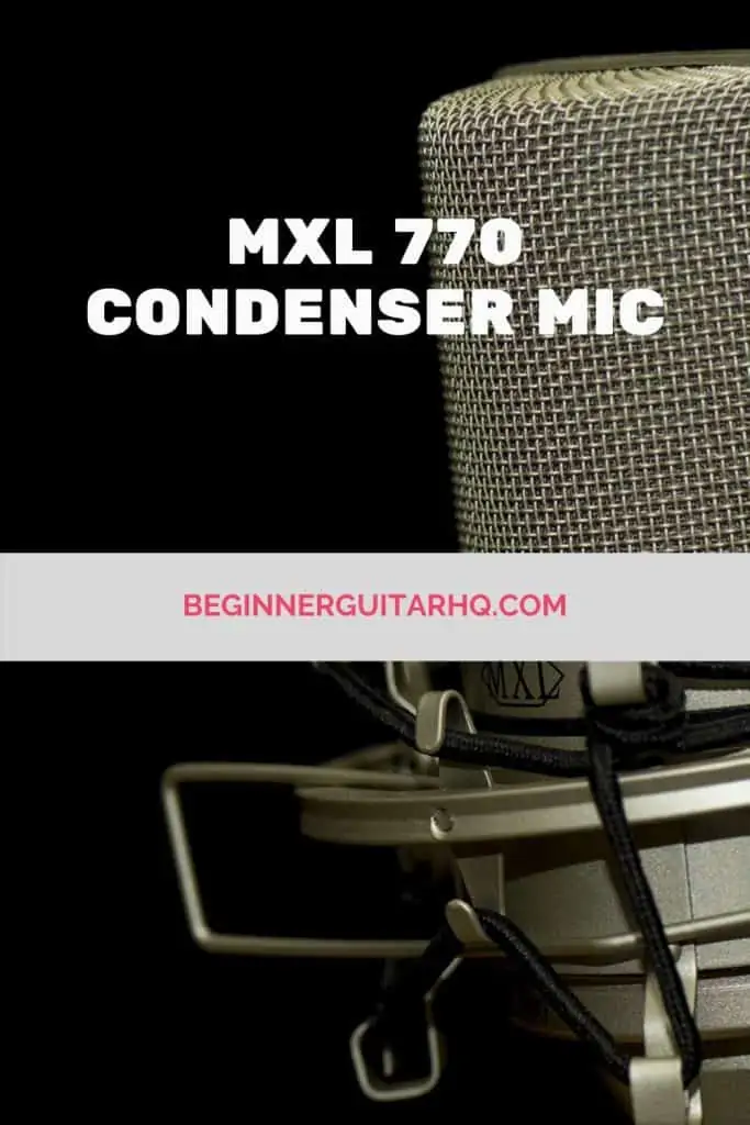 0 mxl 770 condenser cardioid mic review