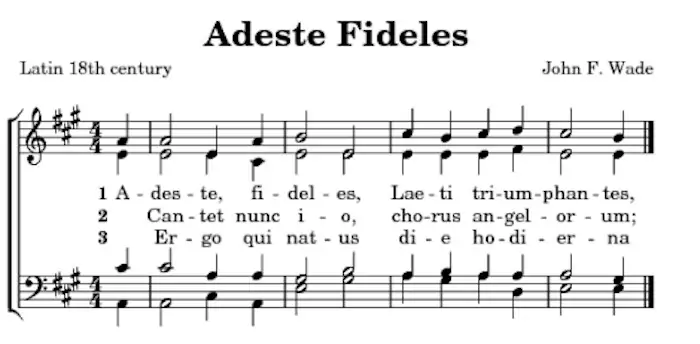 14. Adeste Fideles