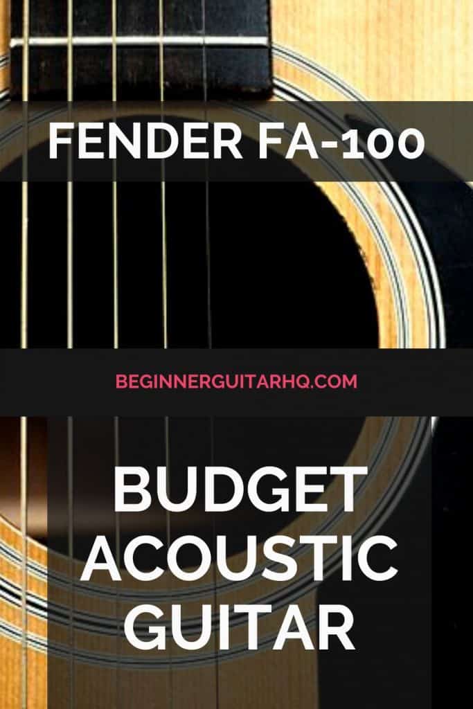 0 fender fa 100 acoustic guitar reivew