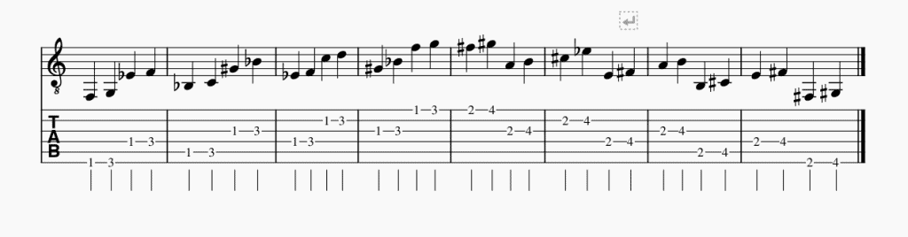 10. Guitar alternate string Exercise 4