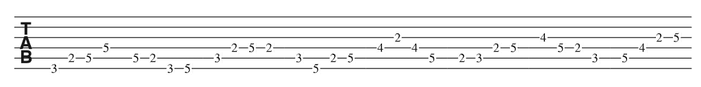 26 G Major Sevenths Arpeggios 1