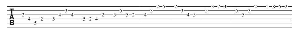 27 G Major Sevenths Arpeggios 2