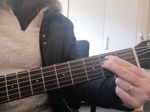 1 Em guitar chord