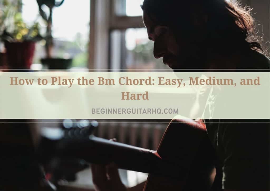 1 How to Play the Bm Chord Easy Medium and Hard