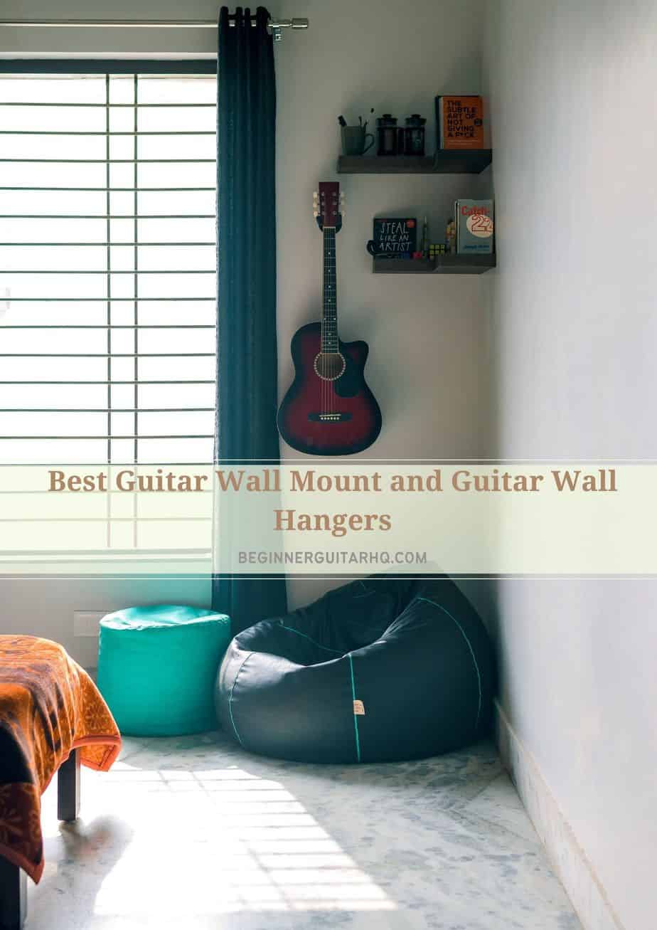Sound harbor Guitar Wall Mount Wall Hanger 3 Pack Hook Black Metal