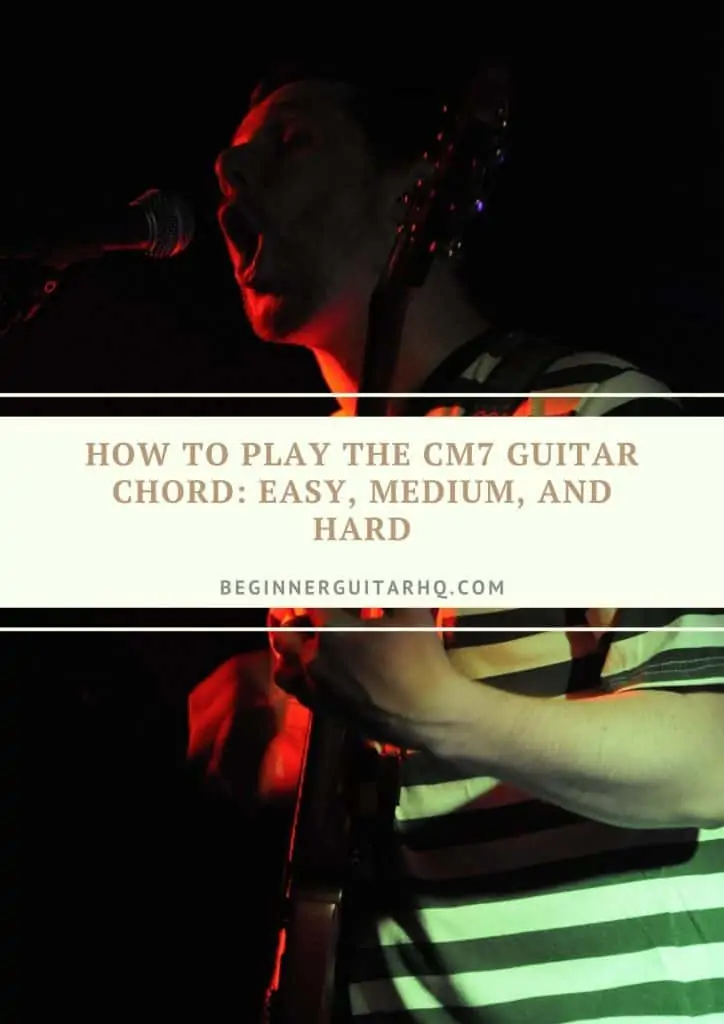 1 How to play the Cm7 Guitar Chord Easy Medium and Hard