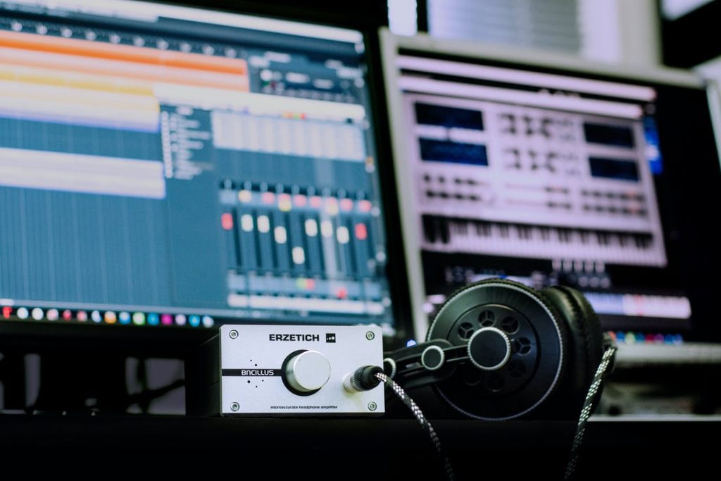 4. Studio setup Headphones