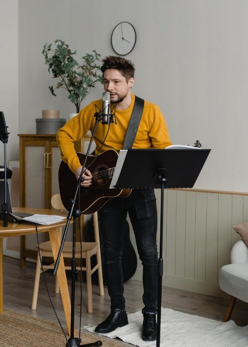 2. sing and play guitar at the same time 2. sing and play guitar at the same time