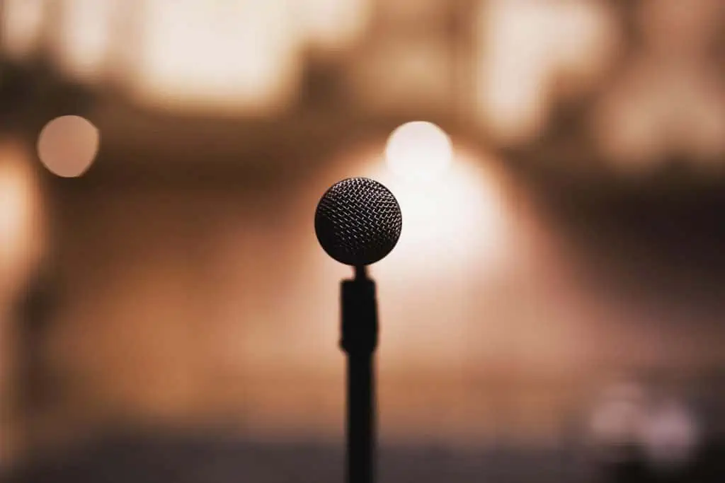 8. Microphone isolated front shot