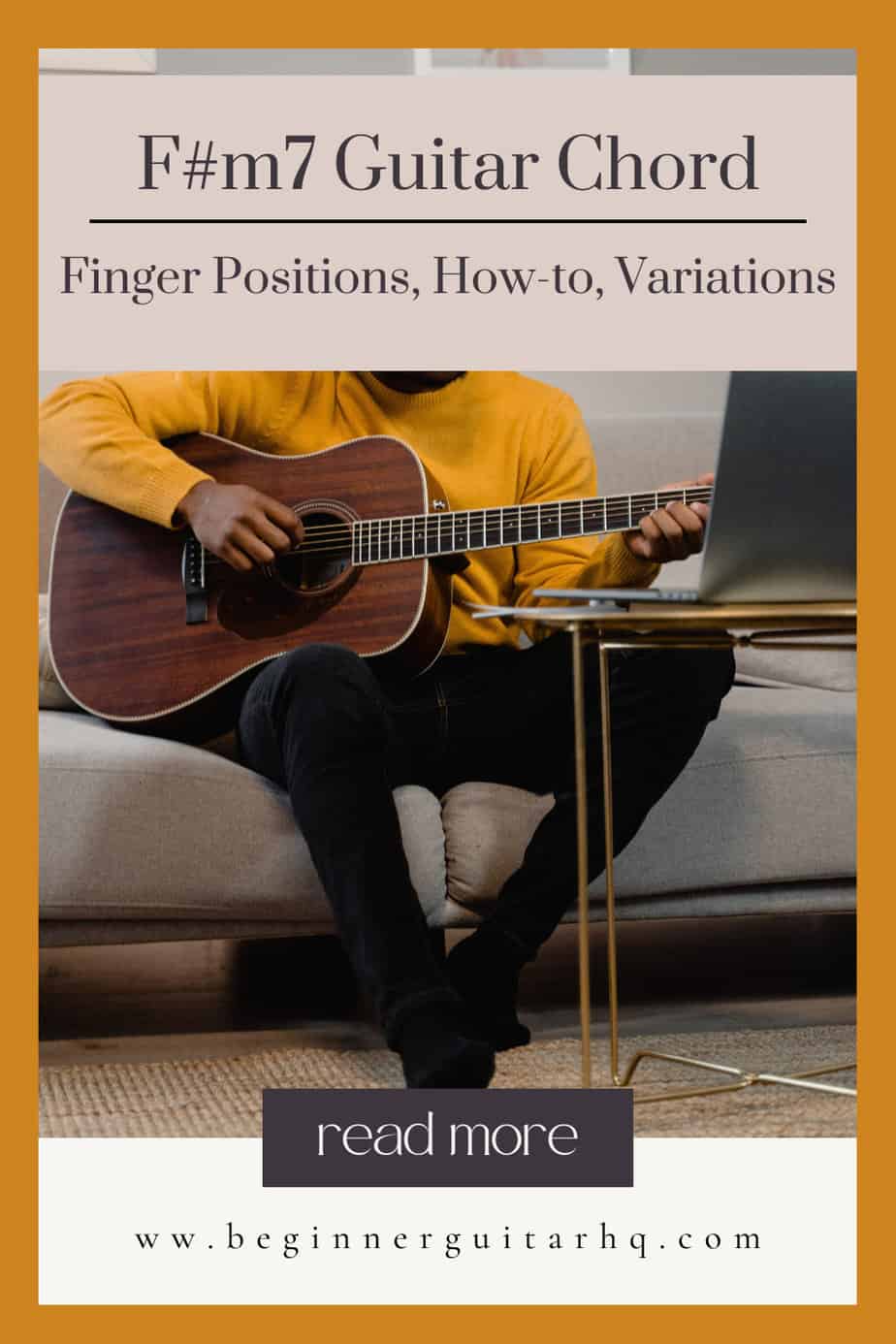 F#m7 Guitar Chord - Finger Positions, How-to, Variations | Beginner